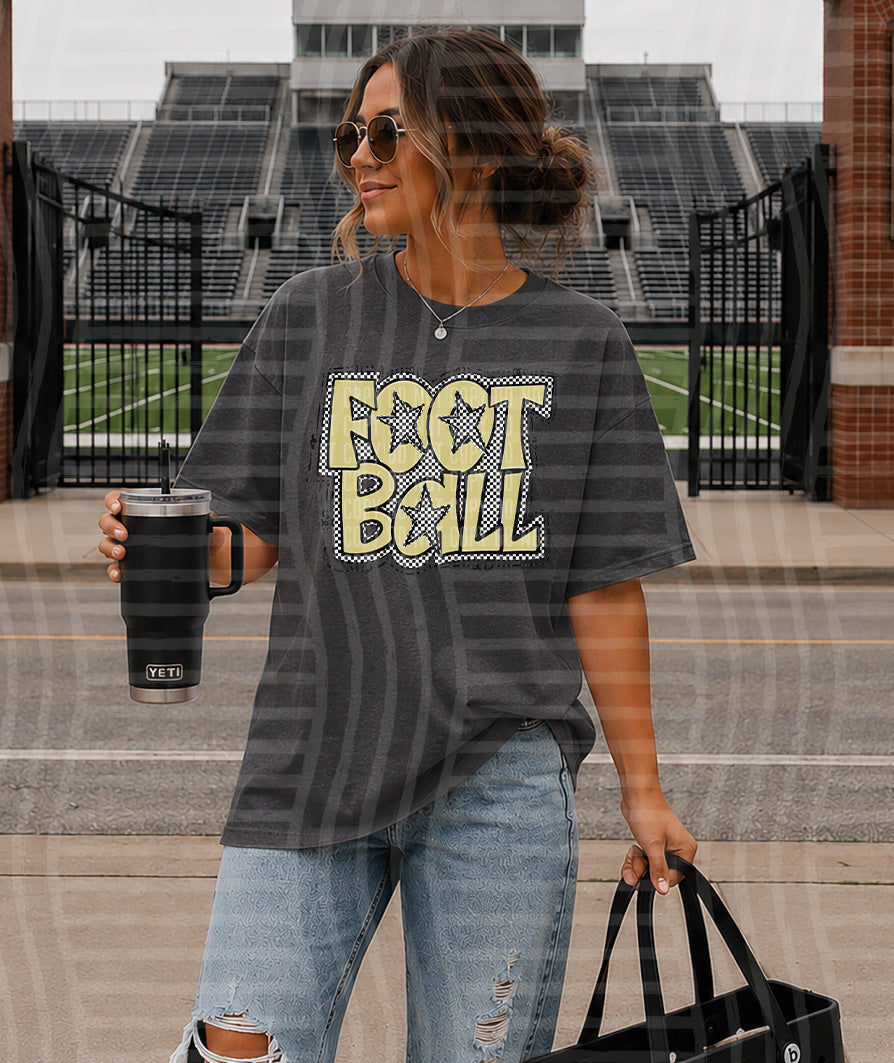 PREPPY CHECKER FOOTBALL CC-2608-01 - Color Dropdown Digital Download 300 DPI PNG FILE