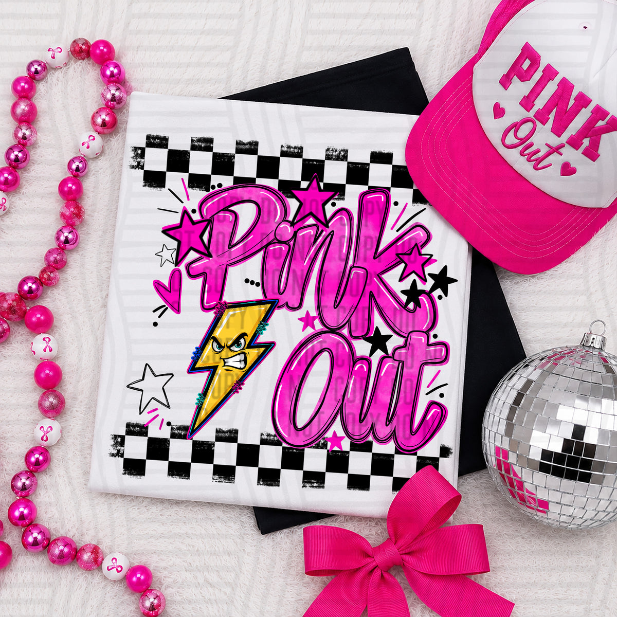 Pink Out MASCOTS 0926-0021- PLEASE UPLOAD MOCK UP - 300 DPI digital download