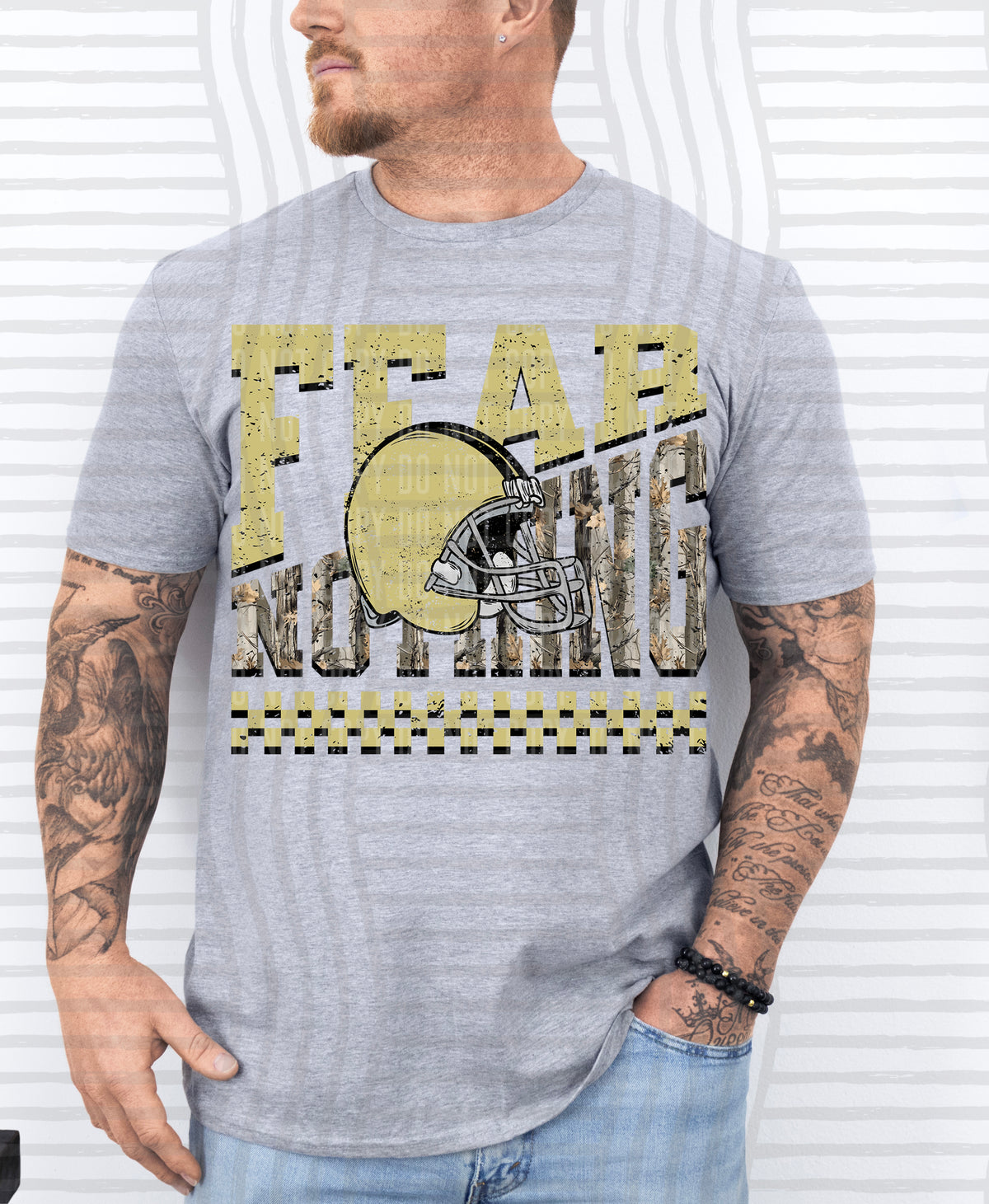 Fear Nothing COLOR helmet only 0926-0033 - Color Dropdown Digital Download 300 DPI PNG FILE