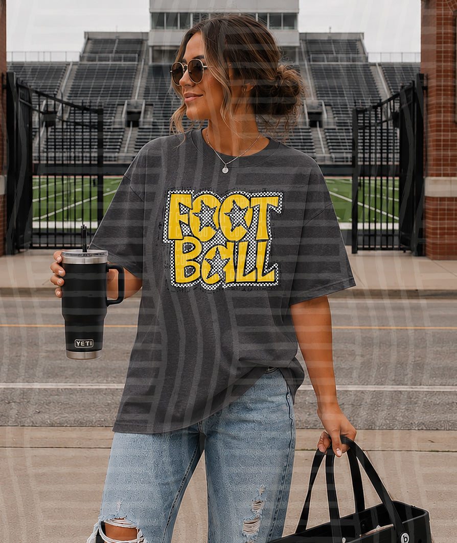 PREPPY CHECKER FOOTBALL CC-2608-01 - Color Dropdown Digital Download 300 DPI PNG FILE
