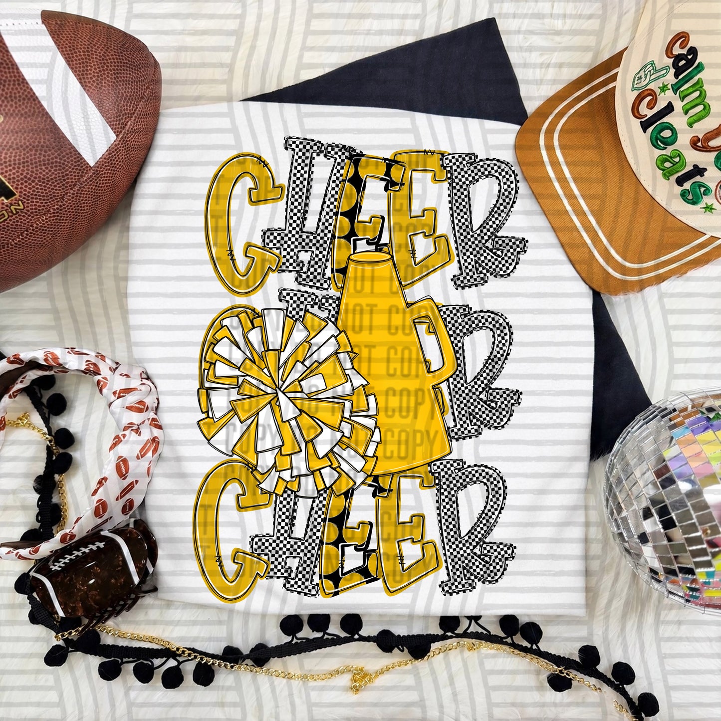 Tri Stacked Cheer color 2609-0008 - Color Dropdown Digital Download 300 DPI PNG FILE