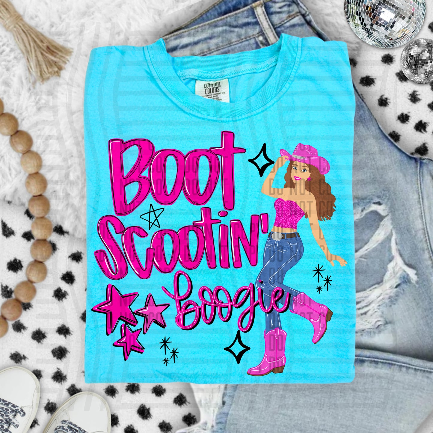 Boot Scootin' Boogie -  Digital Download 300DPI PNG FILE
