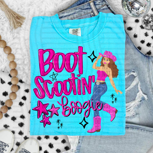 Boot Scootin' Boogie -  Digital Download 300DPI PNG FILE