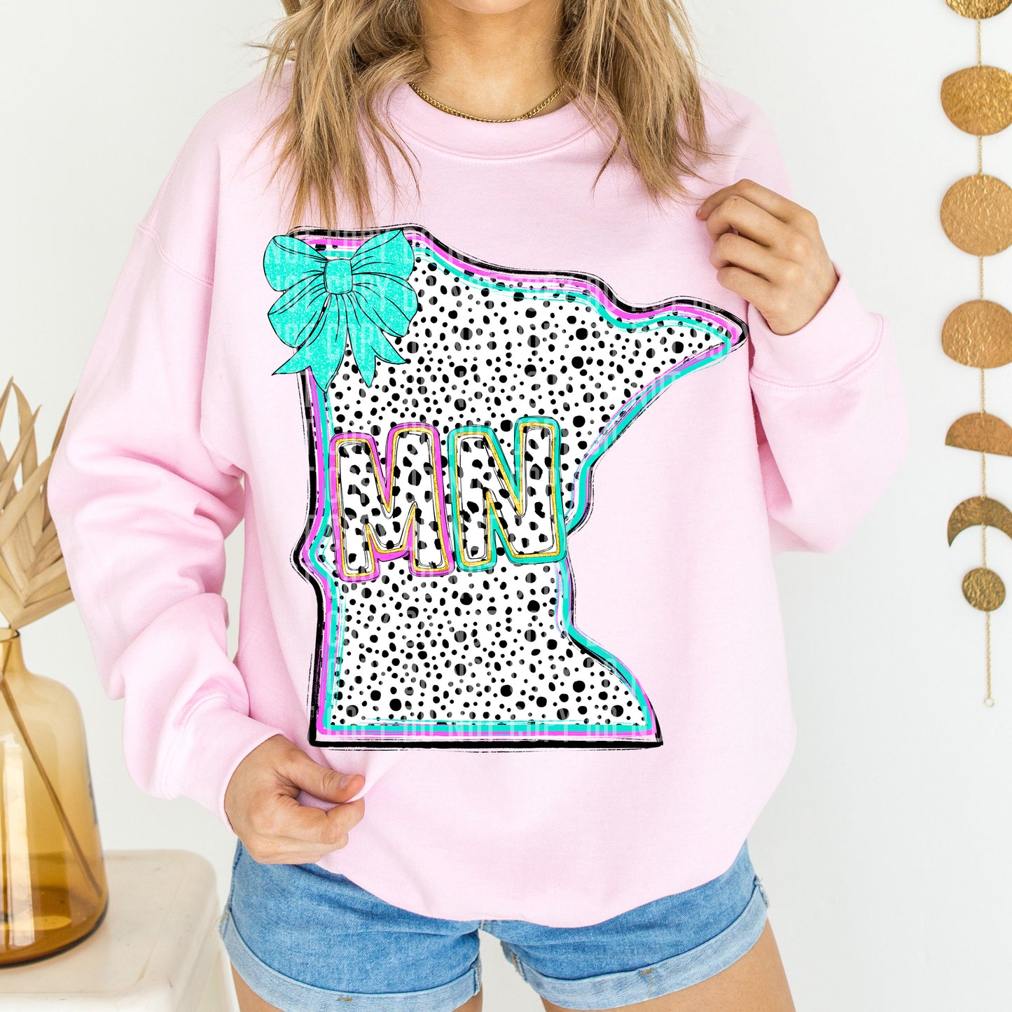 PICK A STATE- States Pink & Turquoise - Digital download 300DPI PNG FILE