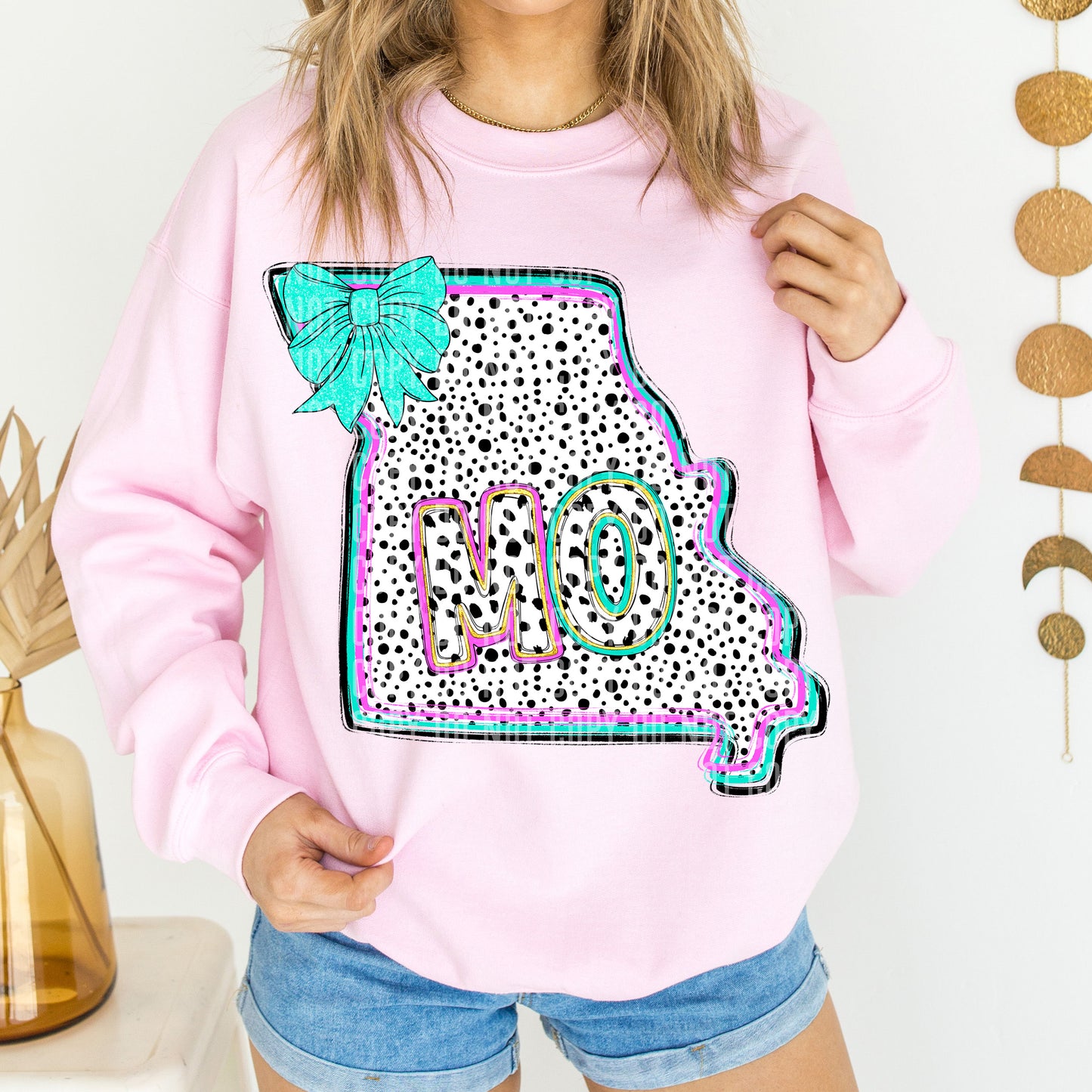 PICK A STATE- States Pink & Turquoise - Digital download 300DPI PNG FILE