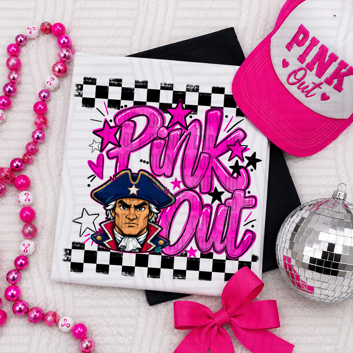 Pink Out MASCOTS 0926-0021- PLEASE UPLOAD MOCK UP - 300 DPI digital download