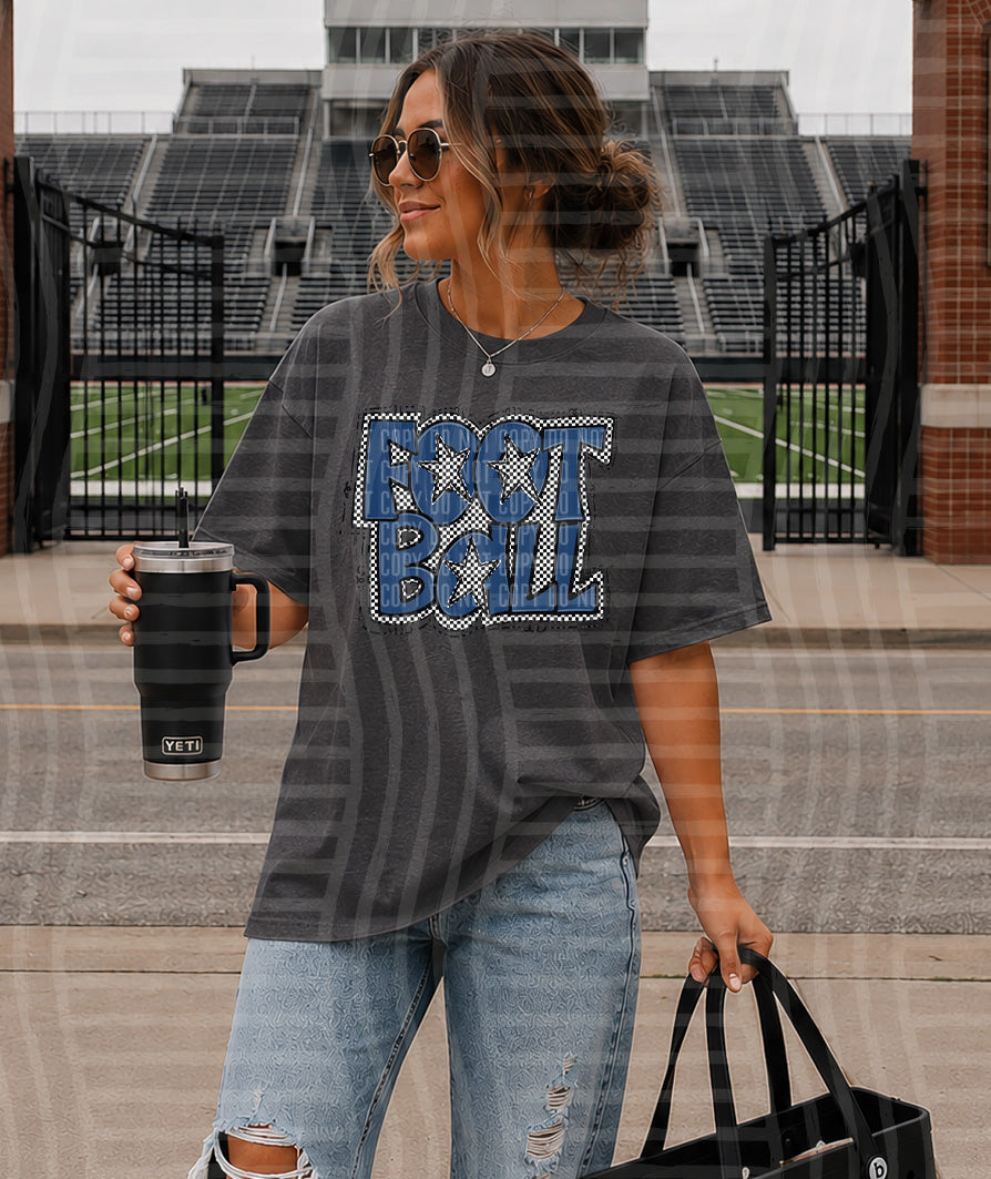 PREPPY CHECKER FOOTBALL CC-2608-01 - Color Dropdown Digital Download 300 DPI PNG FILE