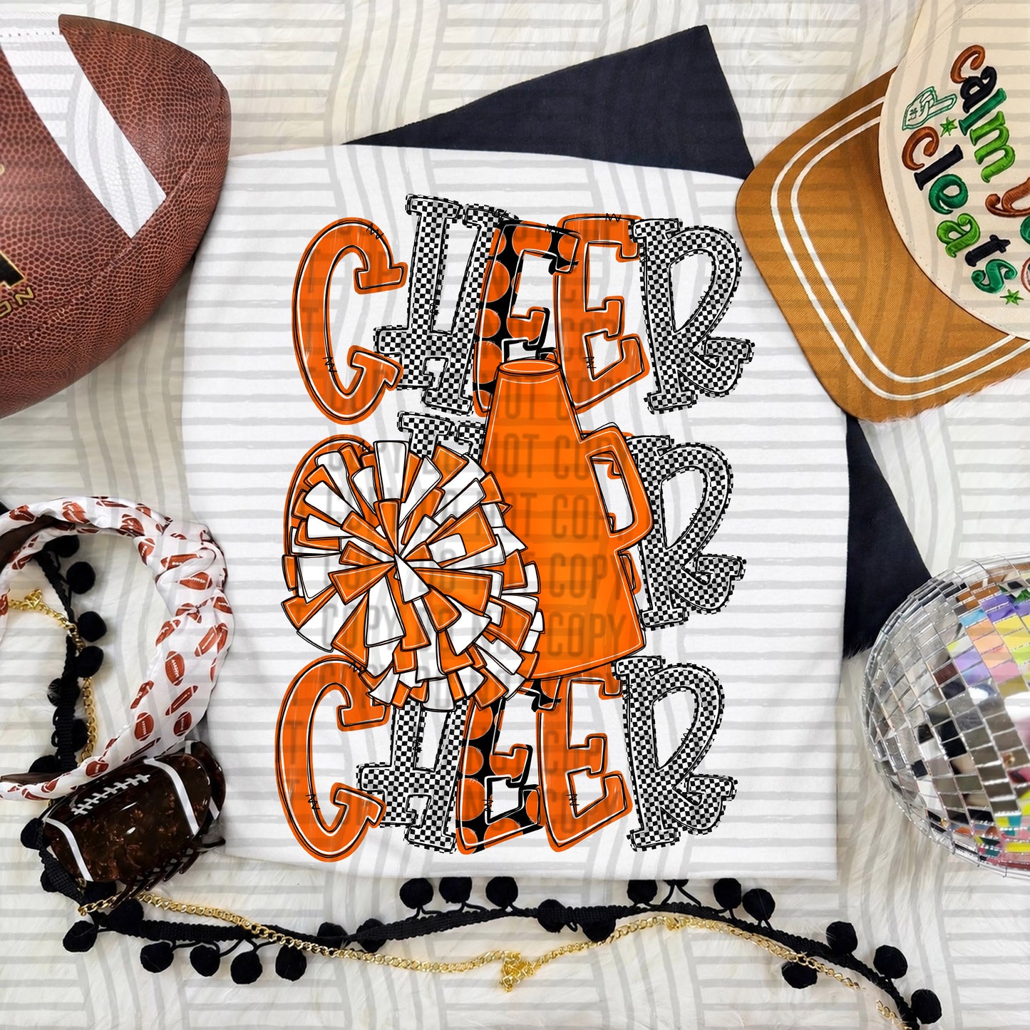 Tri Stacked Cheer color 2609-0008 - Color Dropdown Digital Download 300 DPI PNG FILE