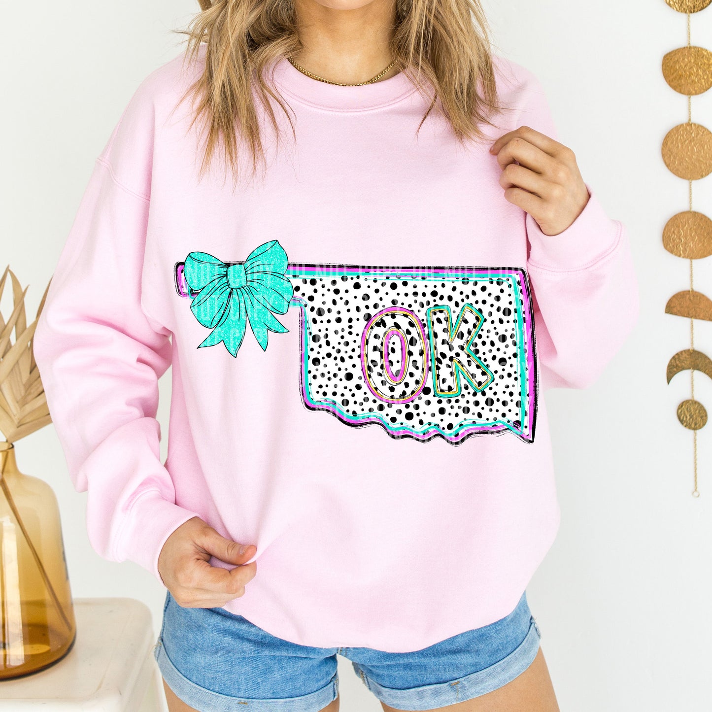 PICK A STATE- States Pink & Turquoise - Digital download 300DPI PNG FILE