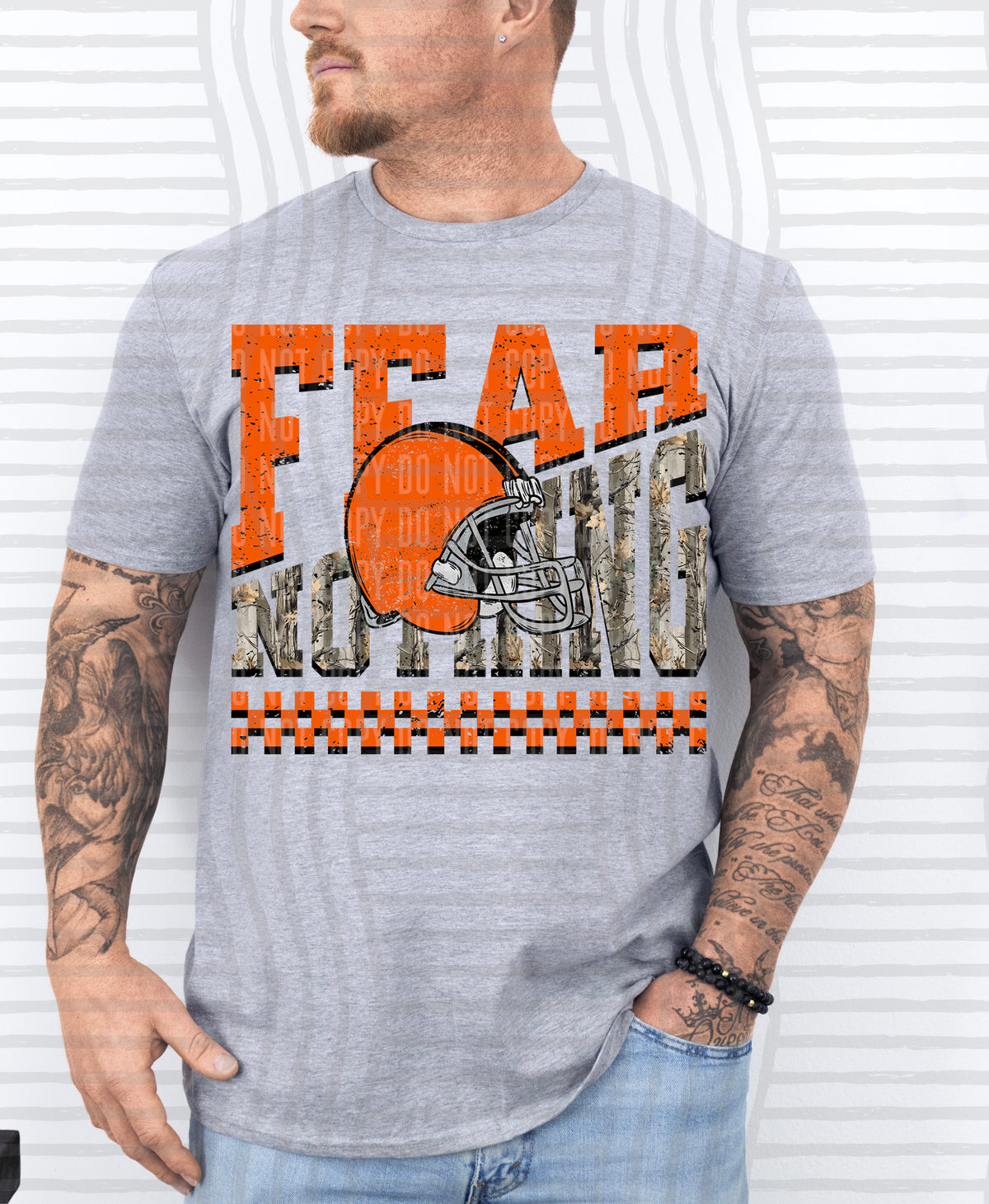 Fear Nothing COLOR helmet only 0926-0033 - Color Dropdown Digital Download 300 DPI PNG FILE