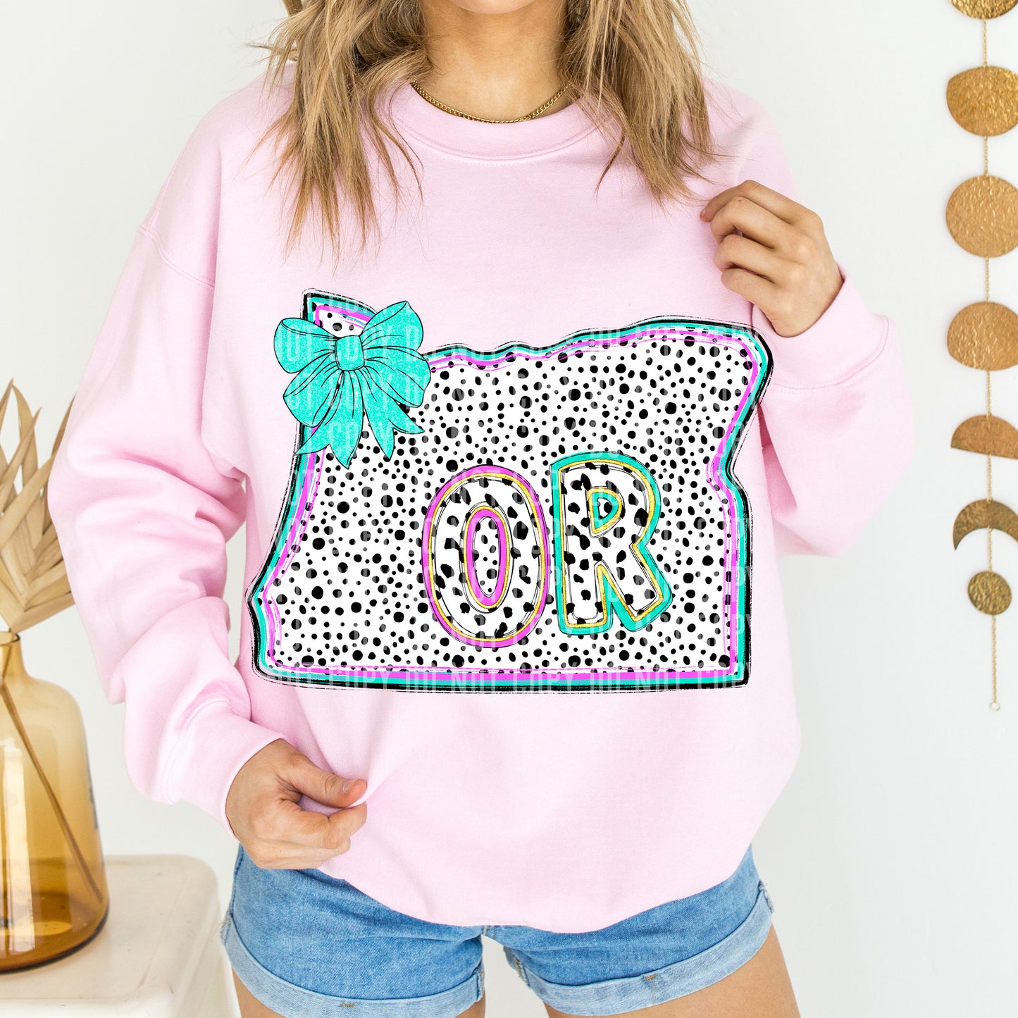 PICK A STATE- States Pink & Turquoise - Digital download 300DPI PNG FILE