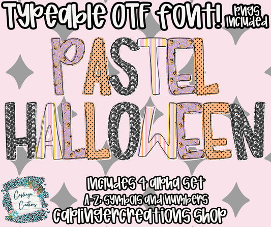 Pastel Halloween- Digital download 300DPI PNG FILE