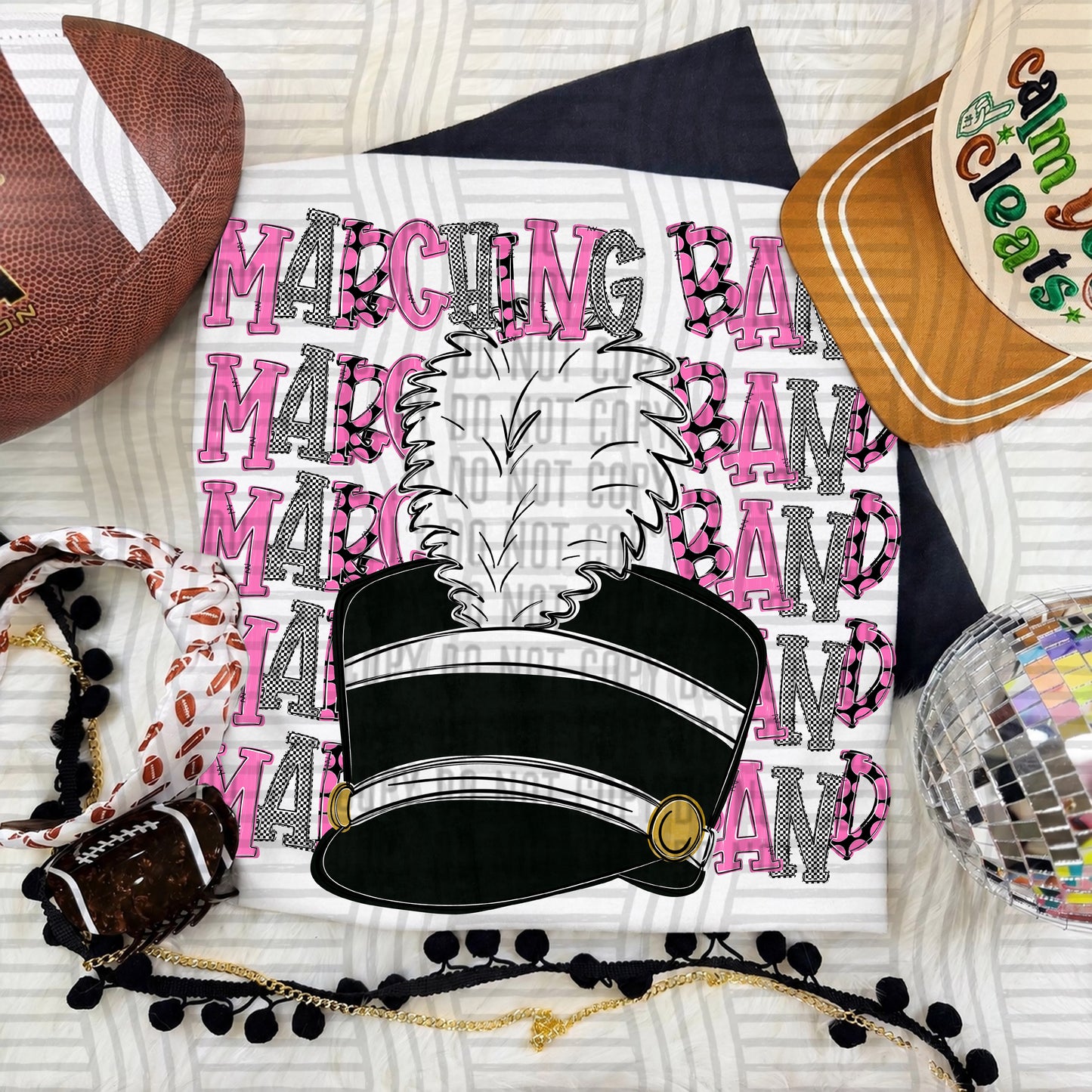 Penta Stacked MARCHING BAND color 2609-0012- Color Dropdown Digital Download 300 DPI PNG FILE
