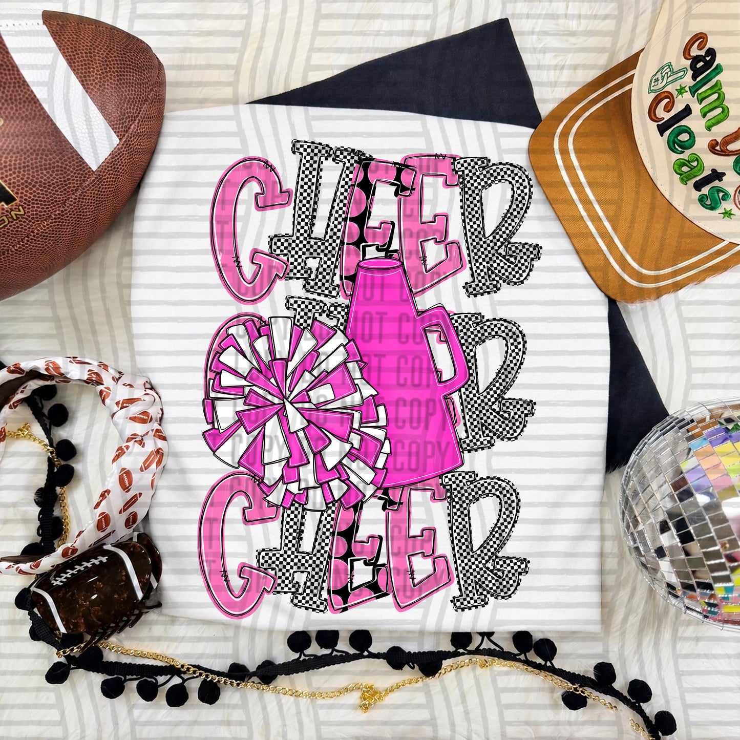 Tri Stacked Cheer color 2609-0008 - Color Dropdown Digital Download 300 DPI PNG FILE