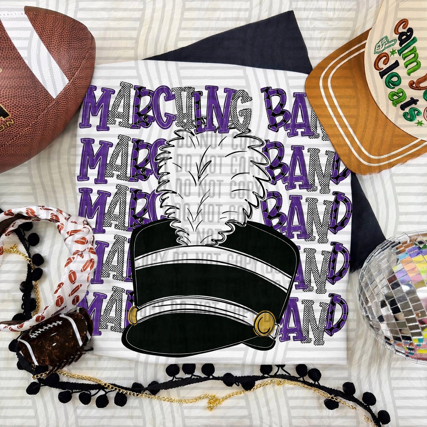 Penta Stacked MARCHING BAND color 2609-0012- Color Dropdown Digital Download 300 DPI PNG FILE