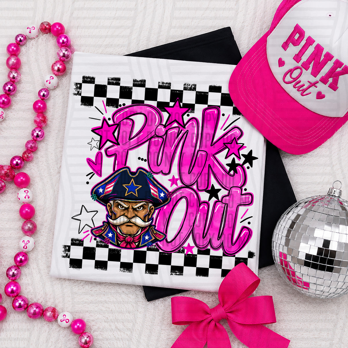 Pink Out MASCOTS 0926-0021- PLEASE UPLOAD MOCK UP - 300 DPI digital download