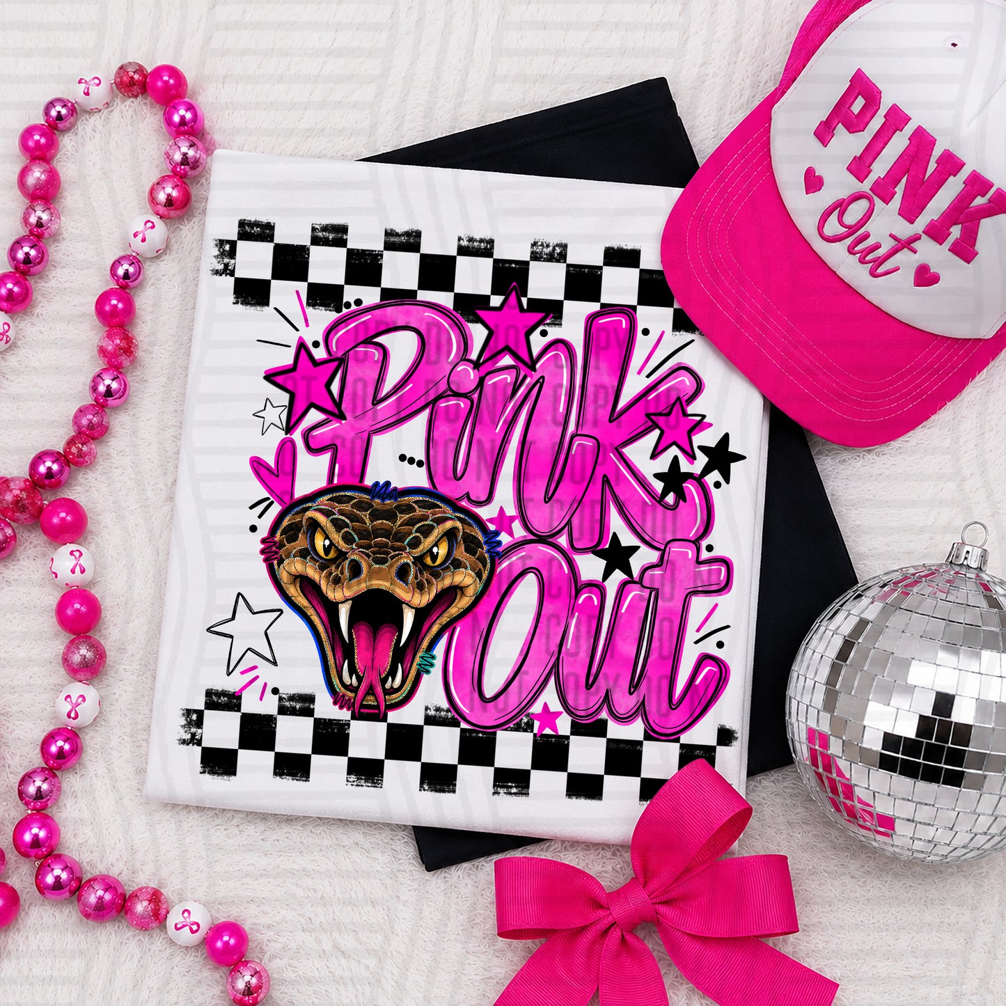 Pink Out MASCOTS 0926-0021- PLEASE UPLOAD MOCK UP - 300 DPI digital download
