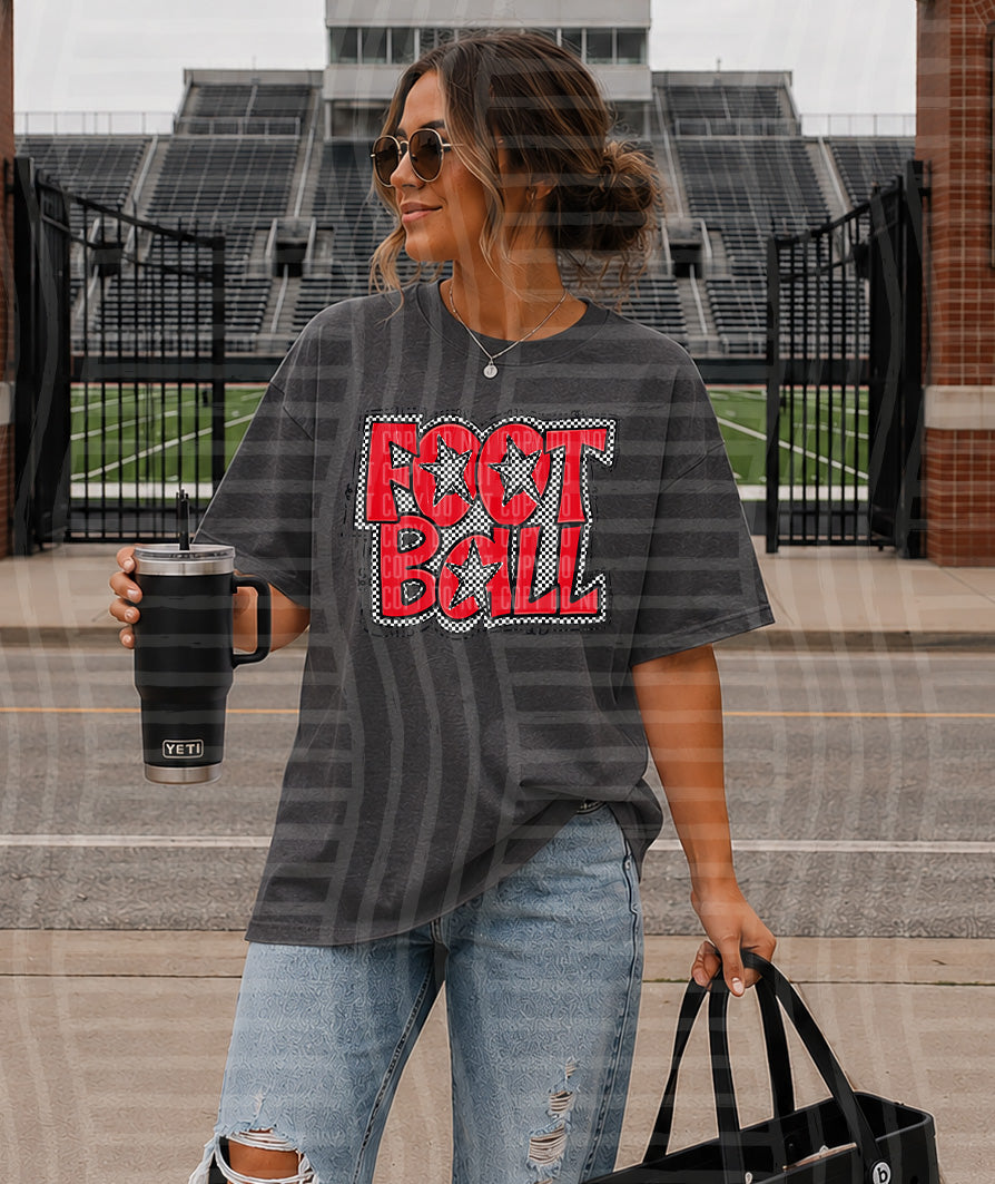 PREPPY CHECKER FOOTBALL CC-2608-01 - Color Dropdown Digital Download 300 DPI PNG FILE
