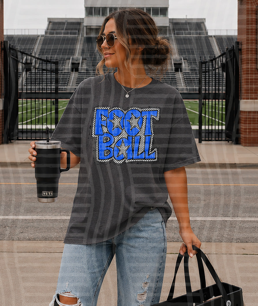 PREPPY CHECKER FOOTBALL CC-2608-01 - Color Dropdown Digital Download 300 DPI PNG FILE