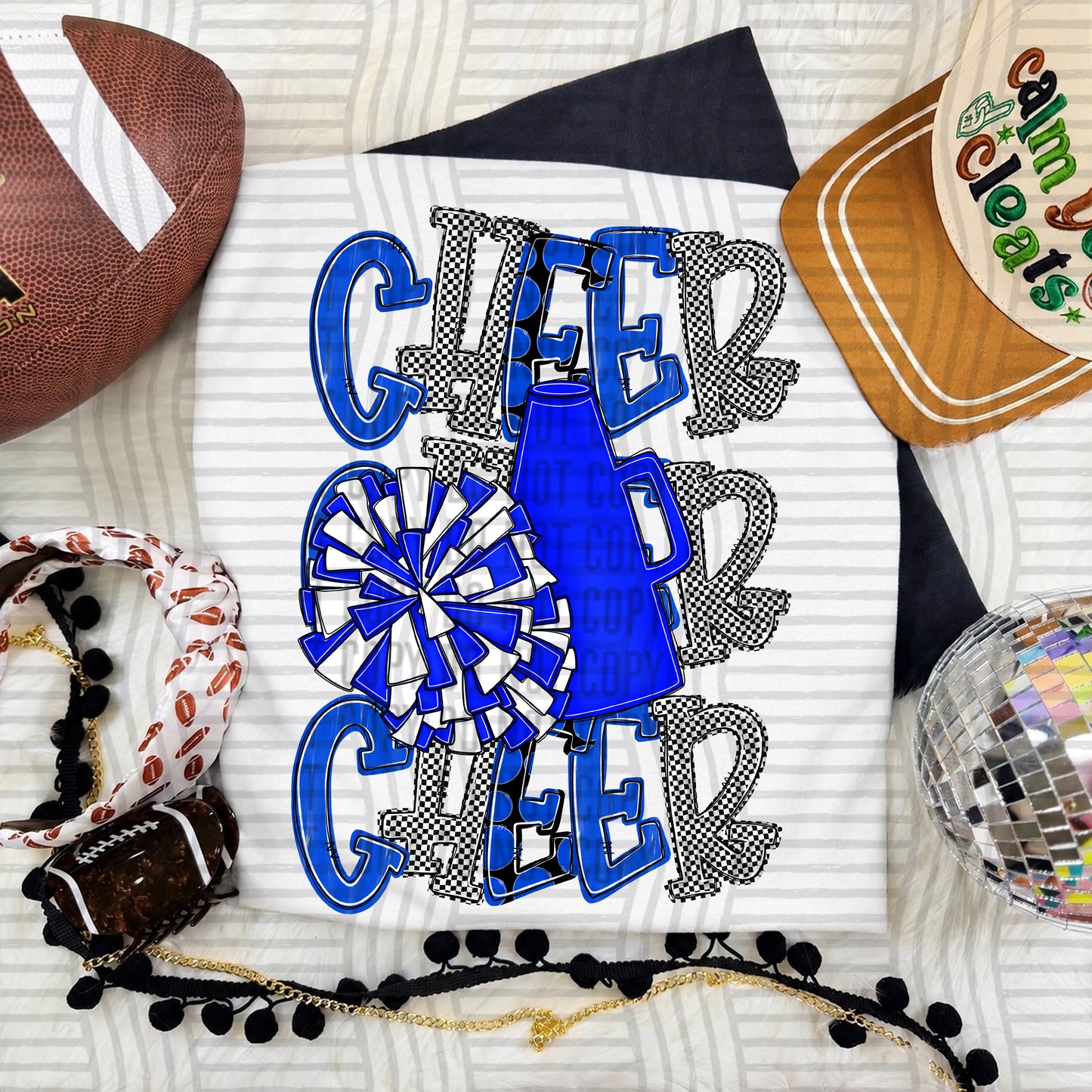 Tri Stacked Cheer color 2609-0008 - Color Dropdown Digital Download 300 DPI PNG FILE