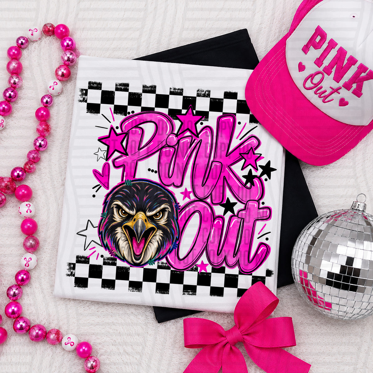 Pink Out MASCOTS 0926-0021- PLEASE UPLOAD MOCK UP - 300 DPI digital download