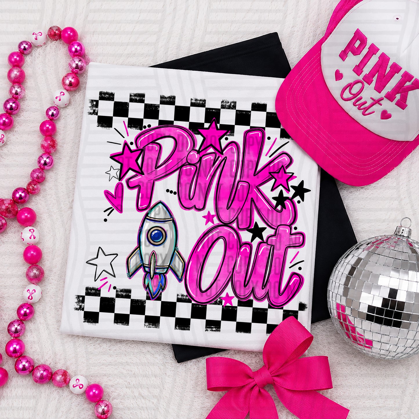 Pink Out MASCOTS 0926-0021- PLEASE UPLOAD MOCK UP - 300 DPI digital download