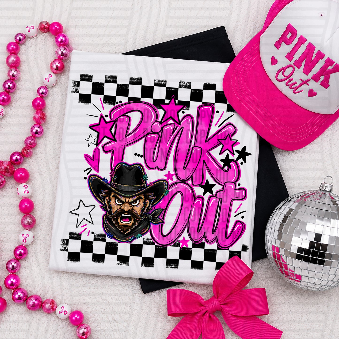 Pink Out MASCOTS 0926-0021- PLEASE UPLOAD MOCK UP - 300 DPI digital download
