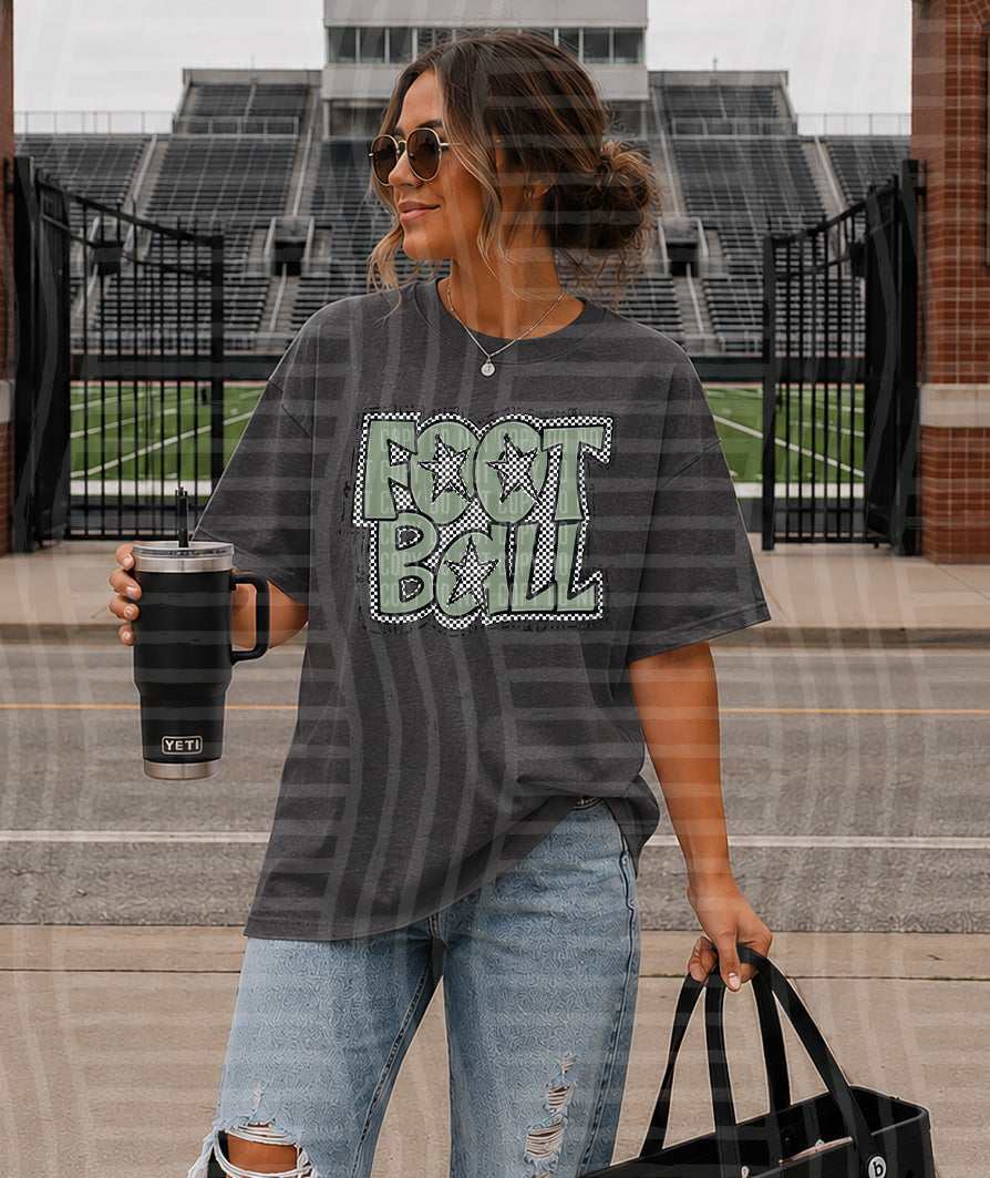 PREPPY CHECKER FOOTBALL CC-2608-01 - Color Dropdown Digital Download 300 DPI PNG FILE