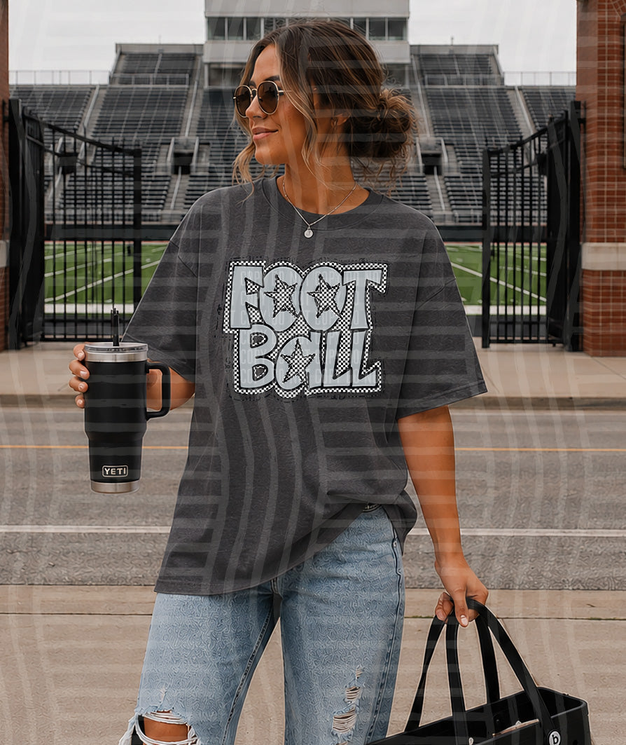 PREPPY CHECKER FOOTBALL CC-2608-01 - Color Dropdown Digital Download 300 DPI PNG FILE