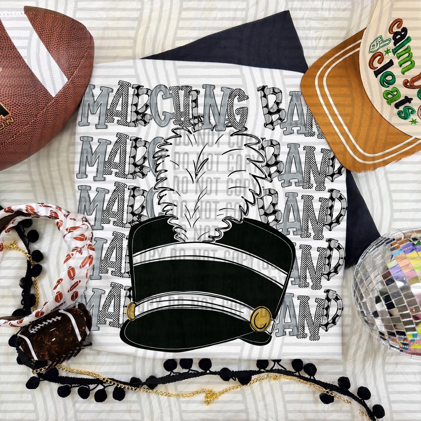 Penta Stacked MARCHING BAND color 2609-0012- Color Dropdown Digital Download 300 DPI PNG FILE
