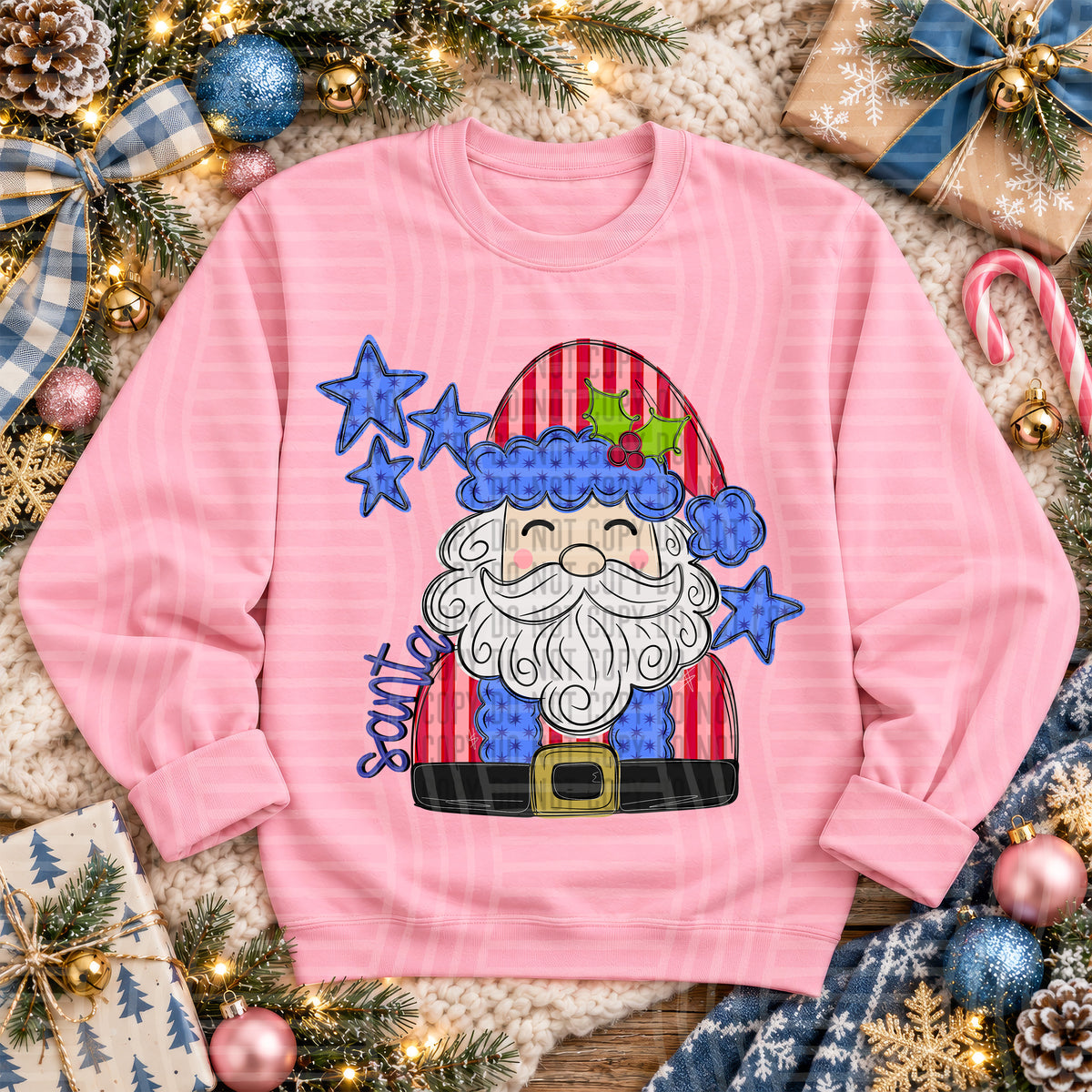 Merry Little Christmas Characters - DROPDOWN - 300 DPI Digital Download