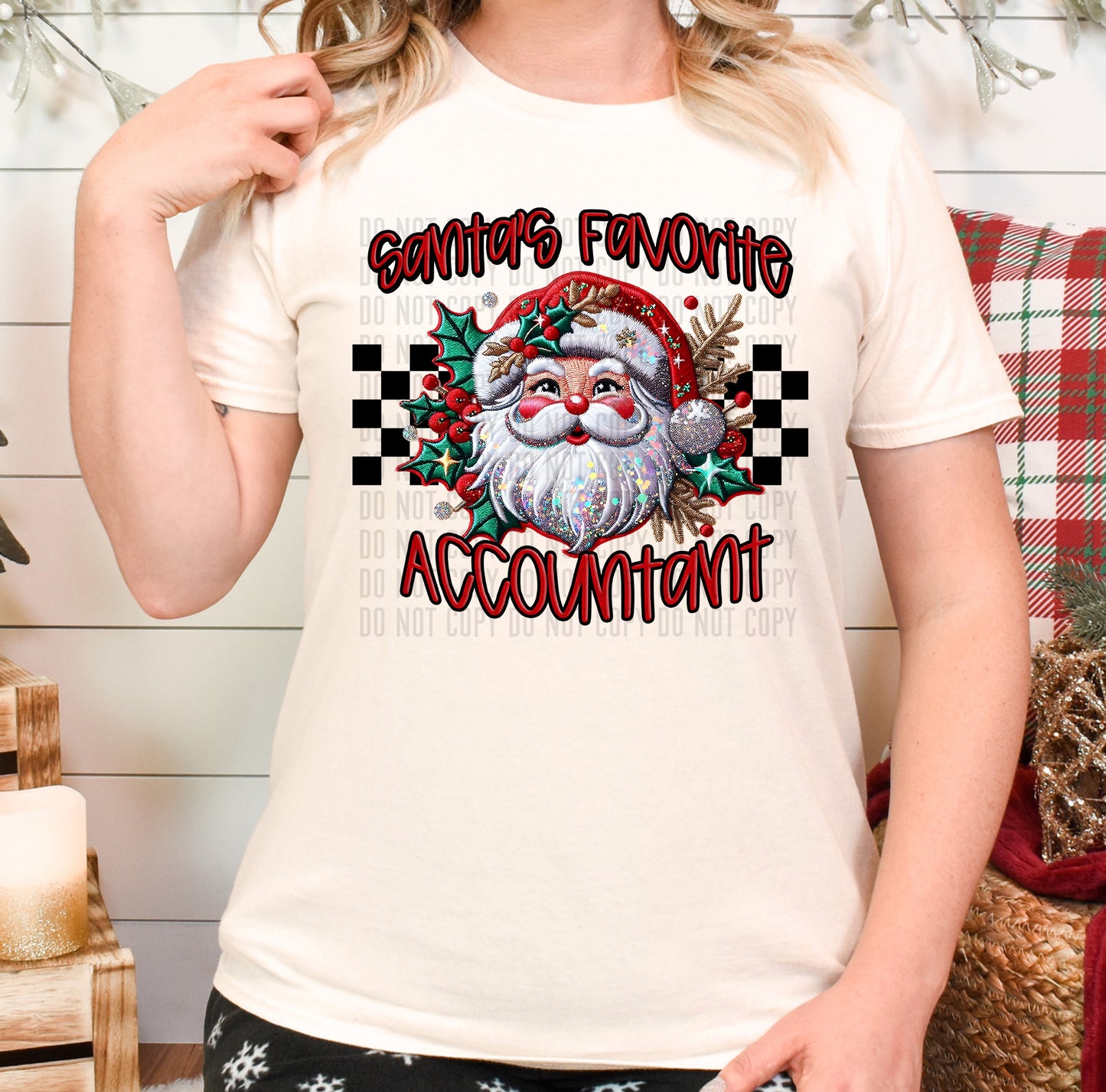 Santa’s Favorite Occupation Or Custom Digital Download 300 DPI PNG