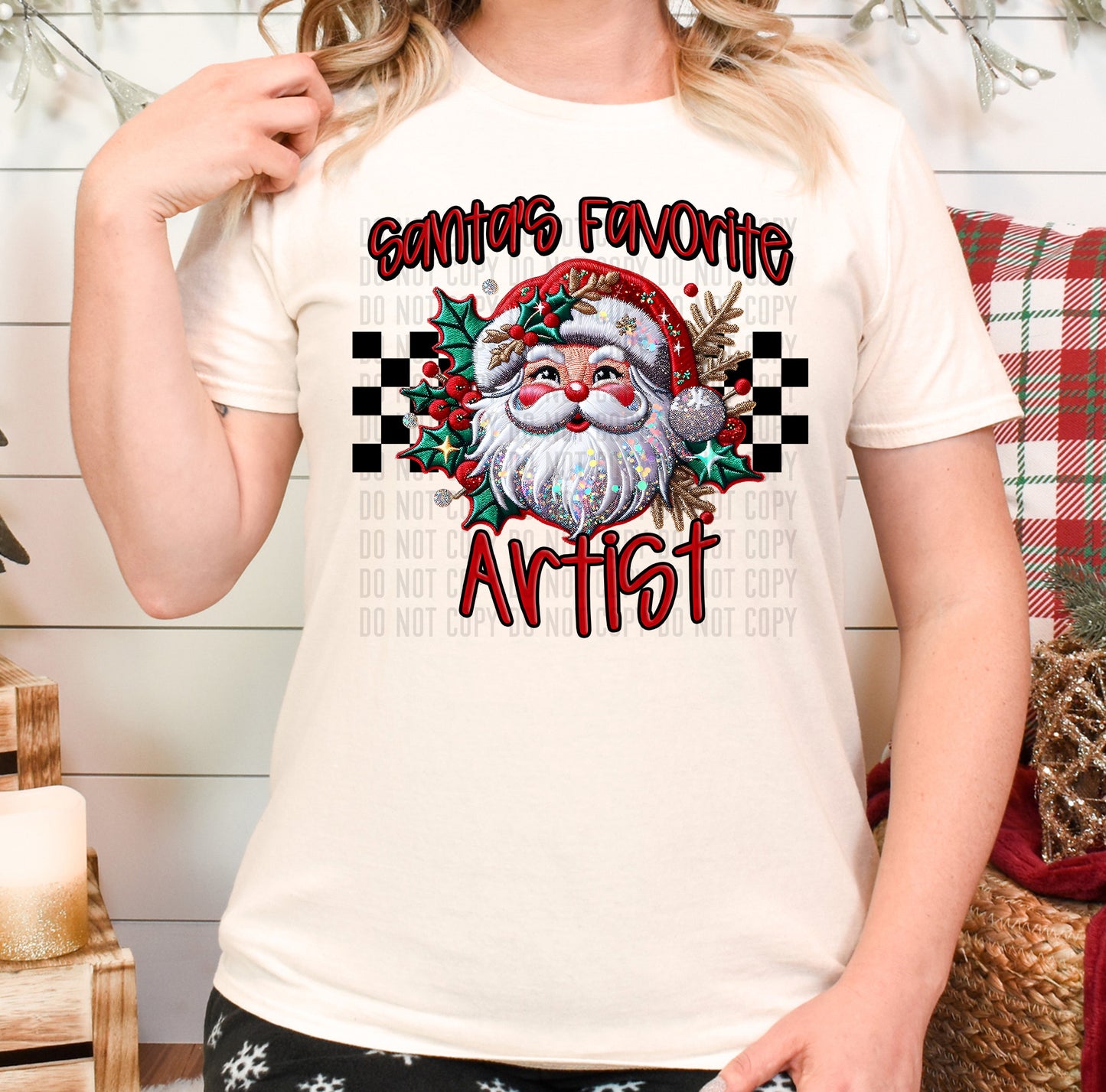 Santa’s Favorite Occupation Or Custom Digital Download 300 DPI PNG