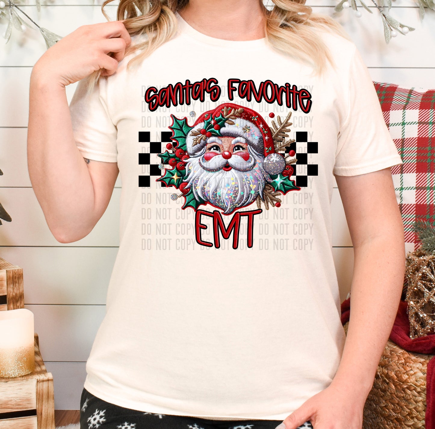 Santa’s Favorite Occupation Or Custom Digital Download 300 DPI PNG