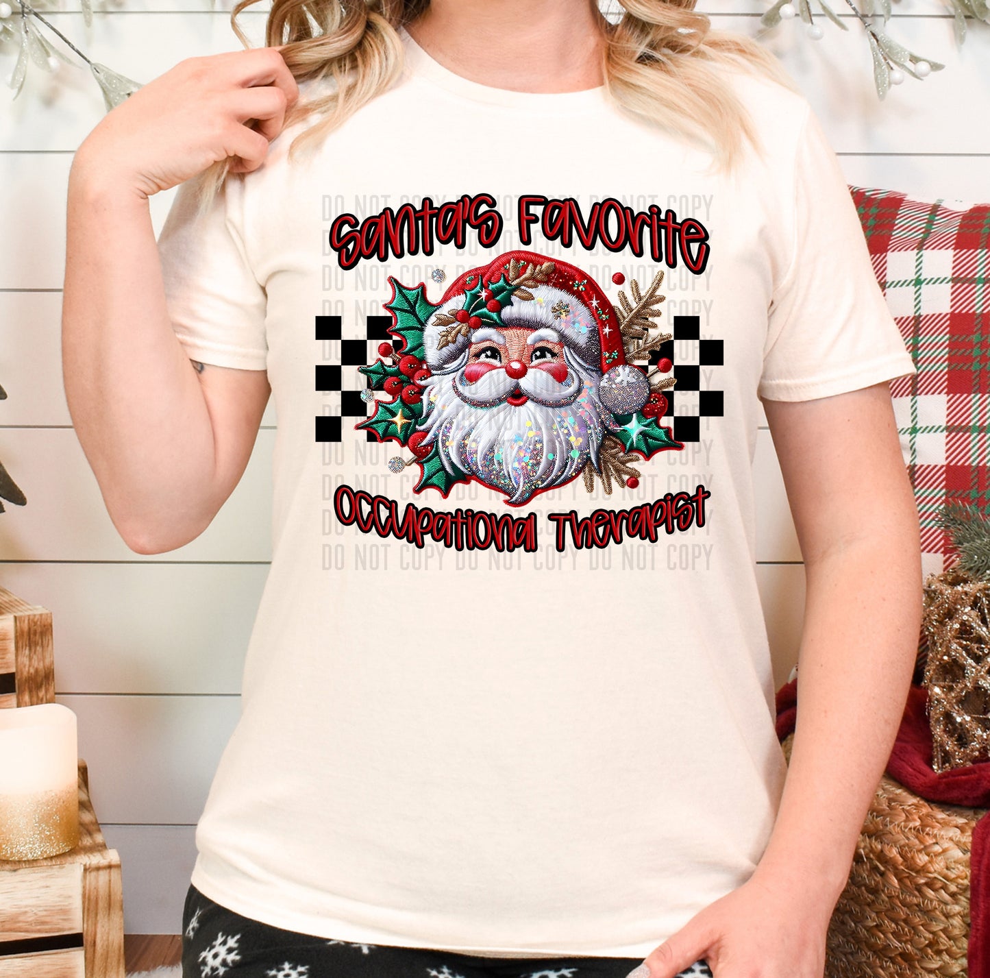 Santa’s Favorite Occupation Or Custom Digital Download 300 DPI PNG