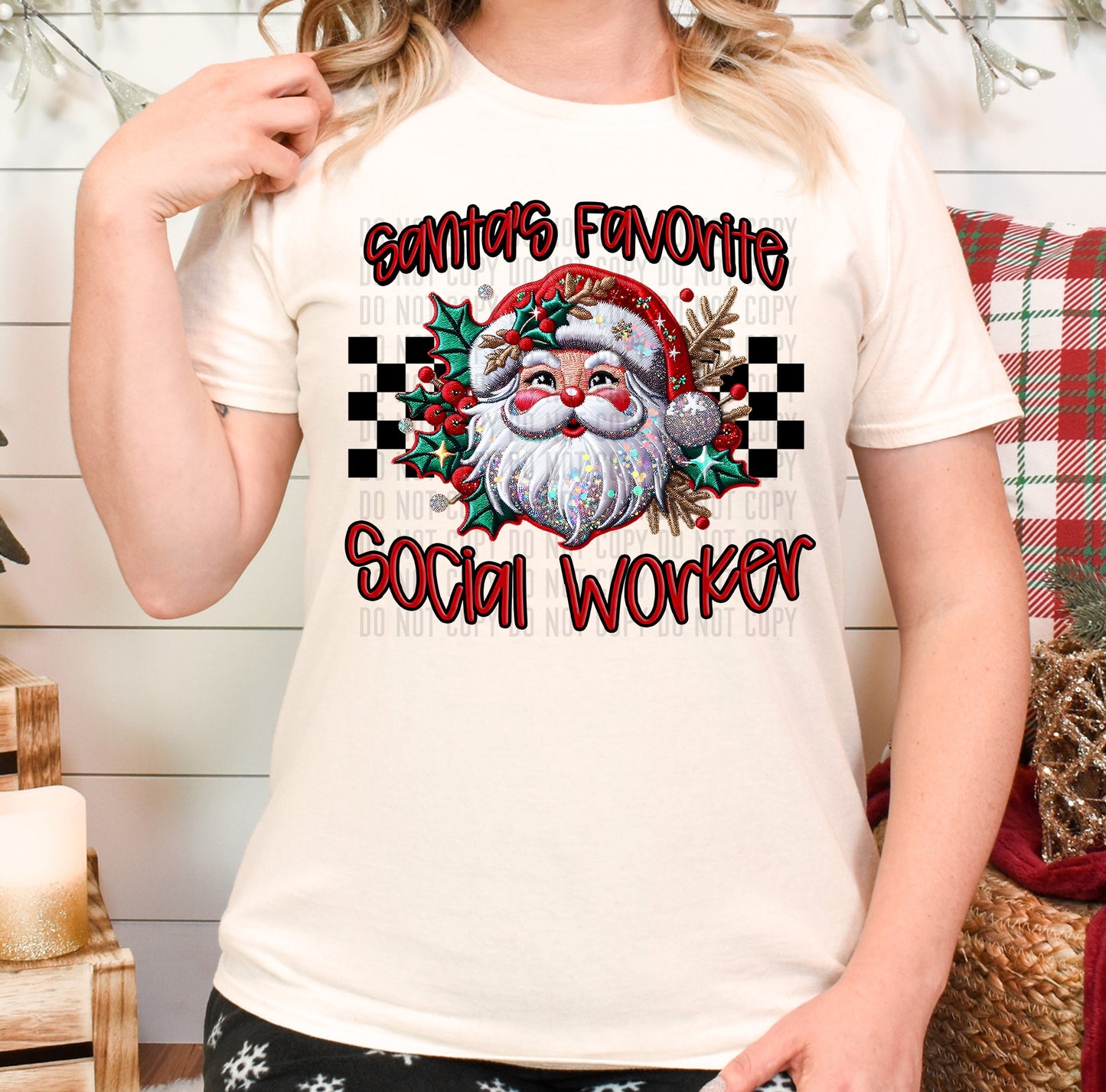 Santa’s Favorite Occupation Or Custom Digital Download 300 DPI PNG