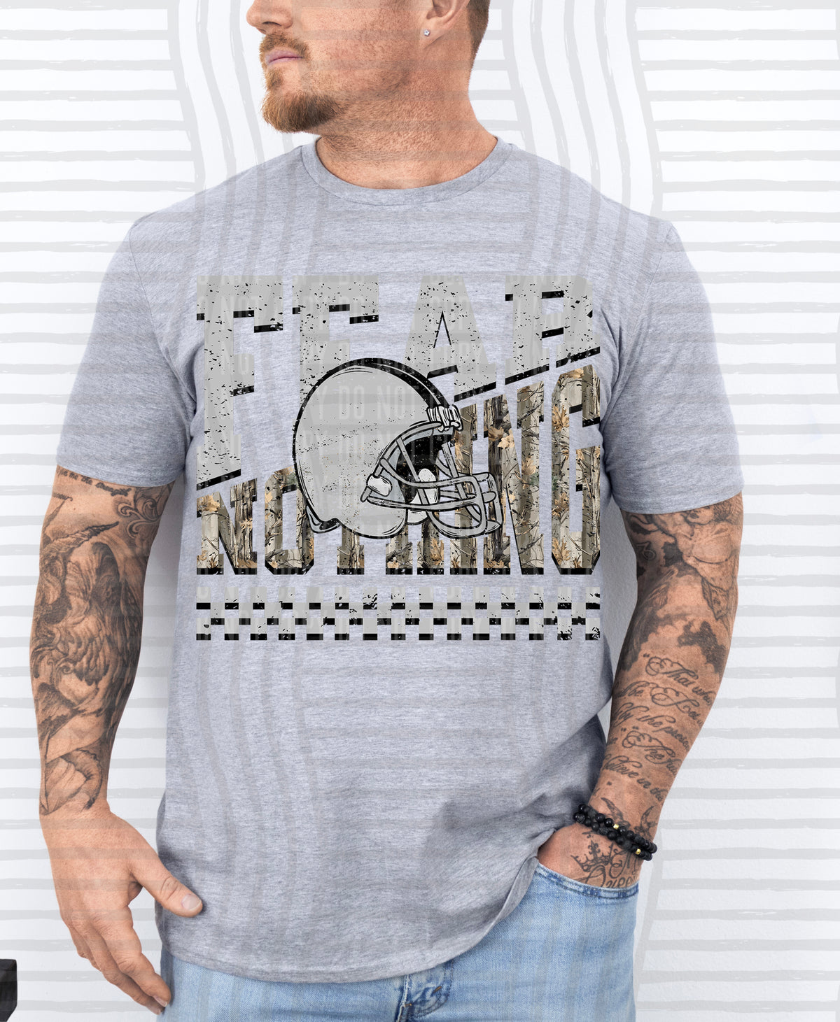 Fear Nothing COLOR helmet only 0926-0033 - Color Dropdown Digital Download 300 DPI PNG FILE