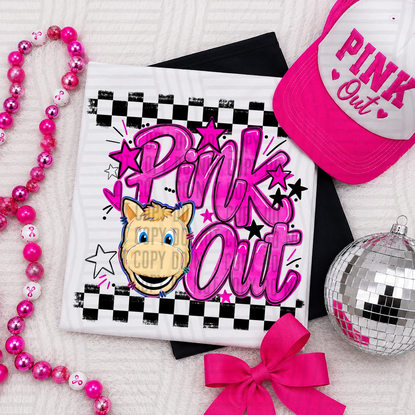Pink Out MASCOTS 0926-0021- PLEASE UPLOAD MOCK UP - 300 DPI digital download