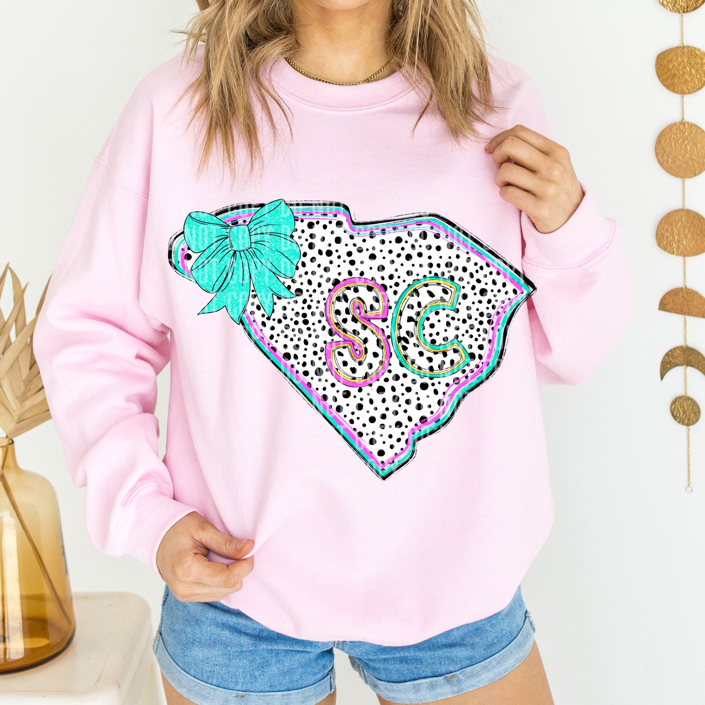 PICK A STATE- States Pink & Turquoise - Digital download 300DPI PNG FILE