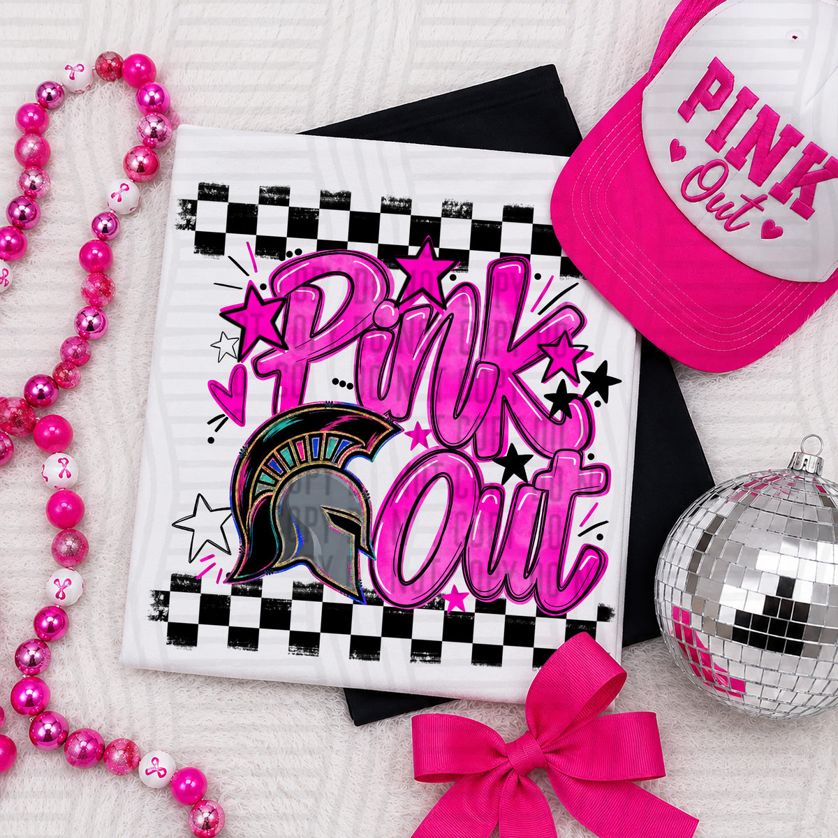 Pink Out MASCOTS 0926-0021- PLEASE UPLOAD MOCK UP - 300 DPI digital download