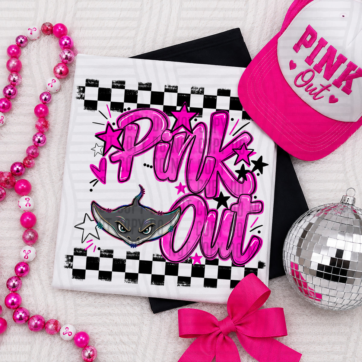 Pink Out MASCOTS 0926-0021- PLEASE UPLOAD MOCK UP - 300 DPI digital download