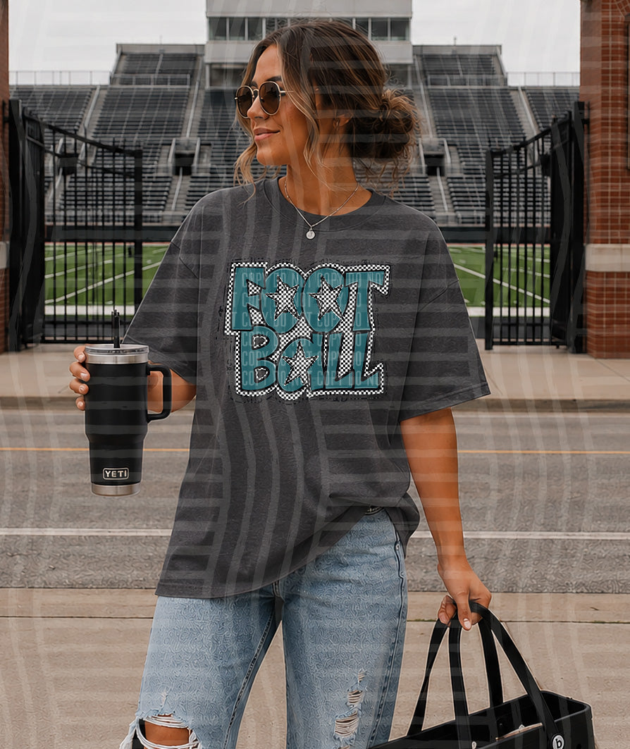 PREPPY CHECKER FOOTBALL CC-2608-01 - Color Dropdown Digital Download 300 DPI PNG FILE
