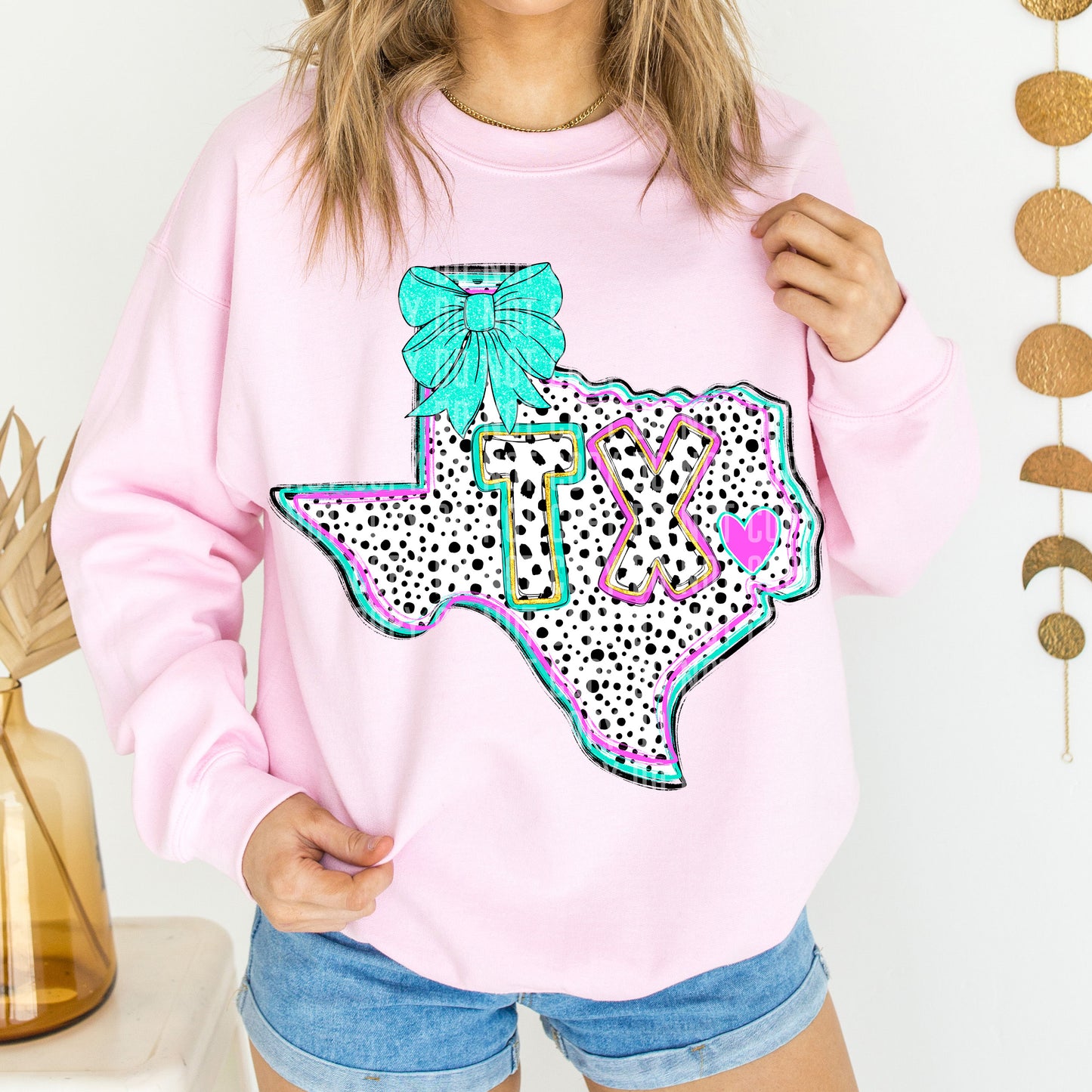 PICK A STATE- States Pink & Turquoise - Digital download 300DPI PNG FILE