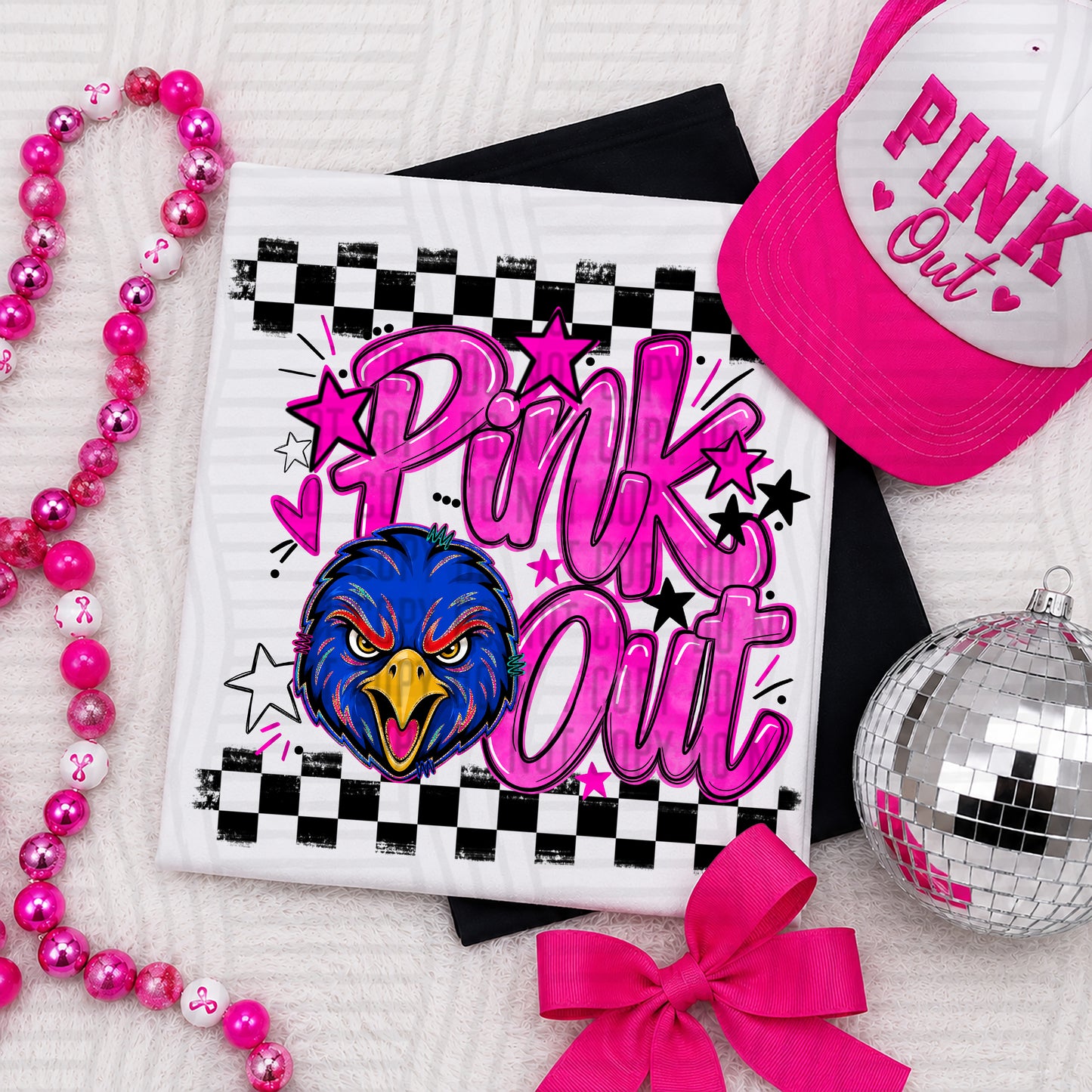 Pink Out MASCOTS 0926-0021- PLEASE UPLOAD MOCK UP - 300 DPI digital download