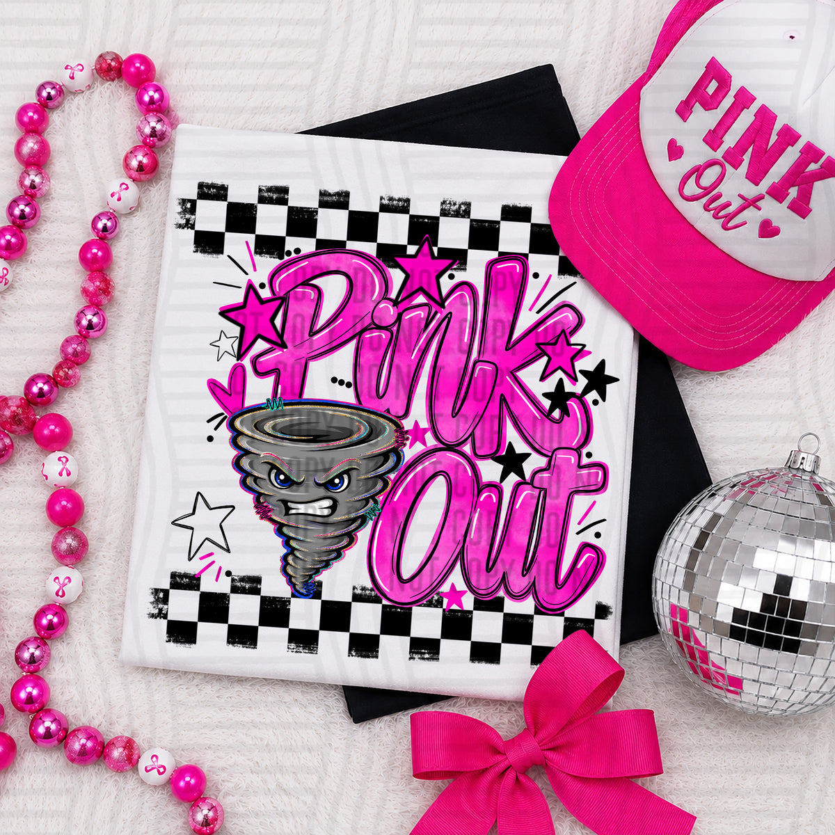 Pink Out MASCOTS 0926-0021- PLEASE UPLOAD MOCK UP - 300 DPI digital download