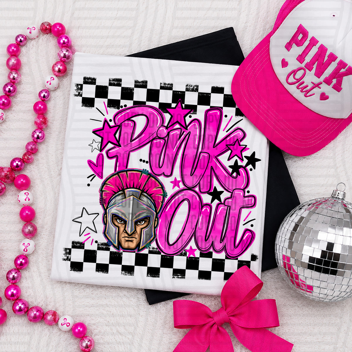 Pink Out MASCOTS 0926-0021- PLEASE UPLOAD MOCK UP - 300 DPI digital download