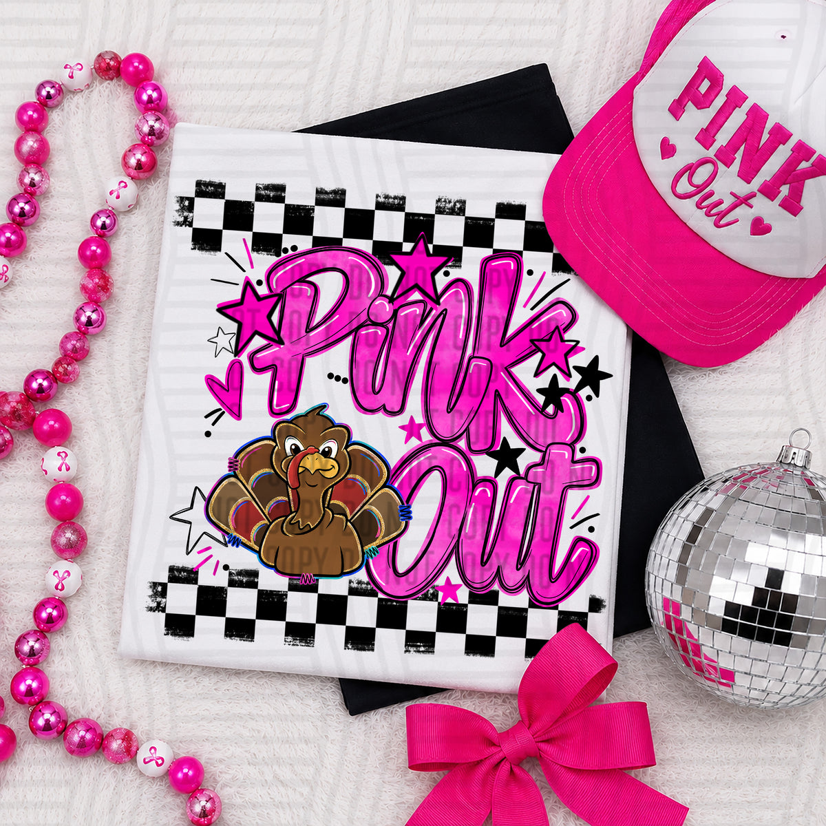 Pink Out MASCOTS 0926-0021- PLEASE UPLOAD MOCK UP - 300 DPI digital download
