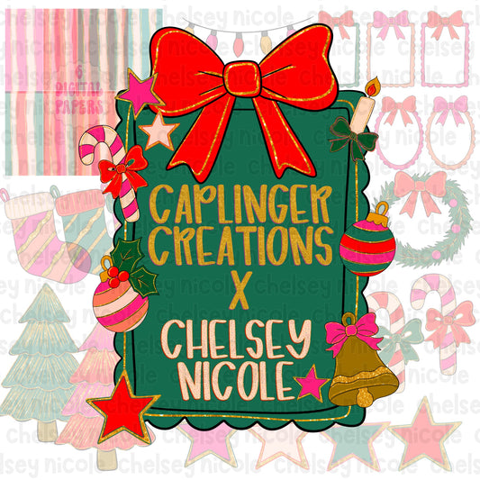 Christmas Collab - Caplinger Creations and Chelsey Nicole Designs - Digital download 300DPI PNG FILE