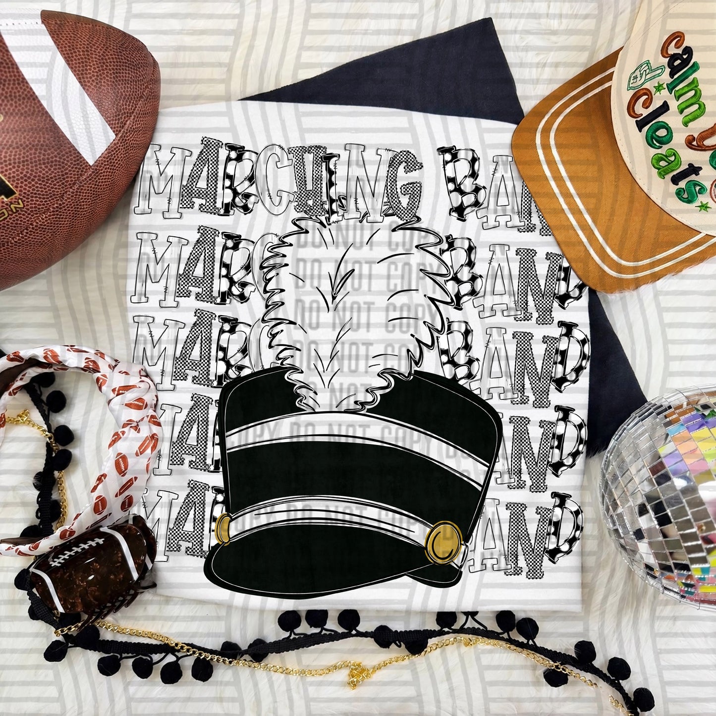 Penta Stacked MARCHING BAND color 2609-0012- Color Dropdown Digital Download 300 DPI PNG FILE