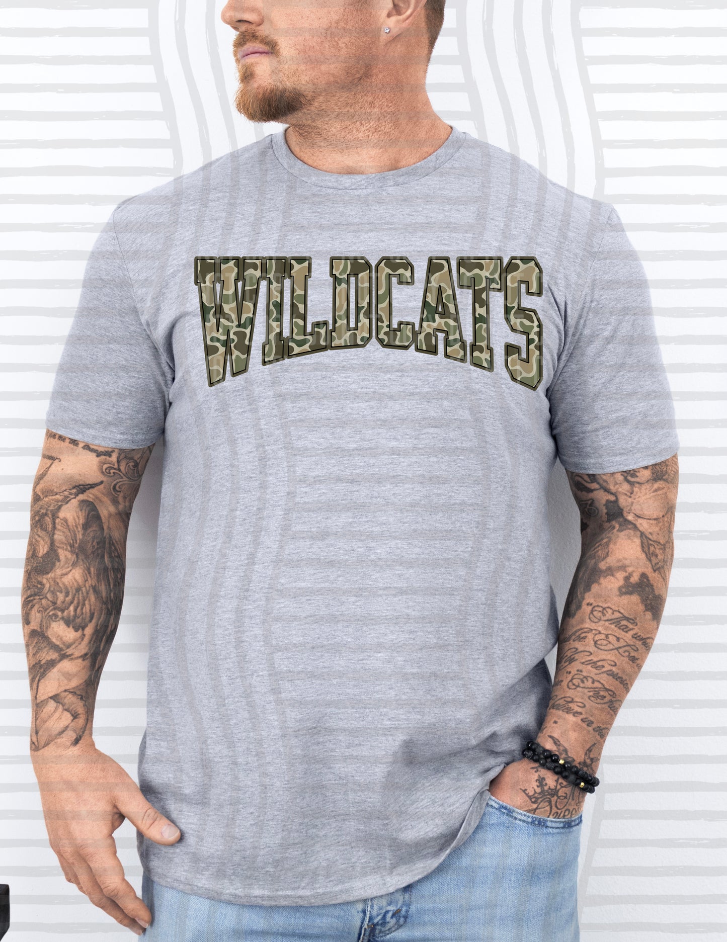 Simple Camo Arched - Custom + DROPDOWN (CC-2607-0001) - 300 DPI digital download
